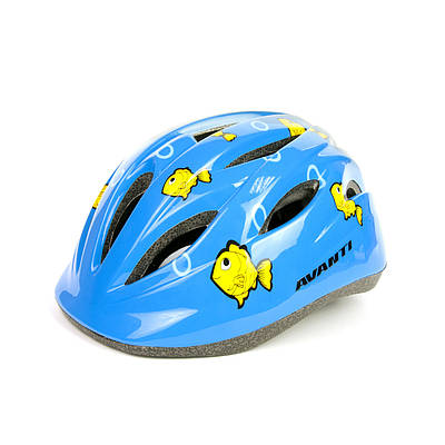 Велосипедный шлем детский синий