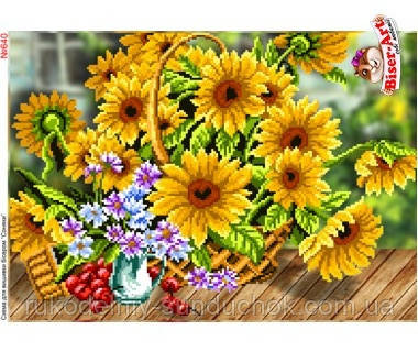 Схема для вишивки бісером (хрестиком) Бисер-Арт «Соняхи (640)», фото 1