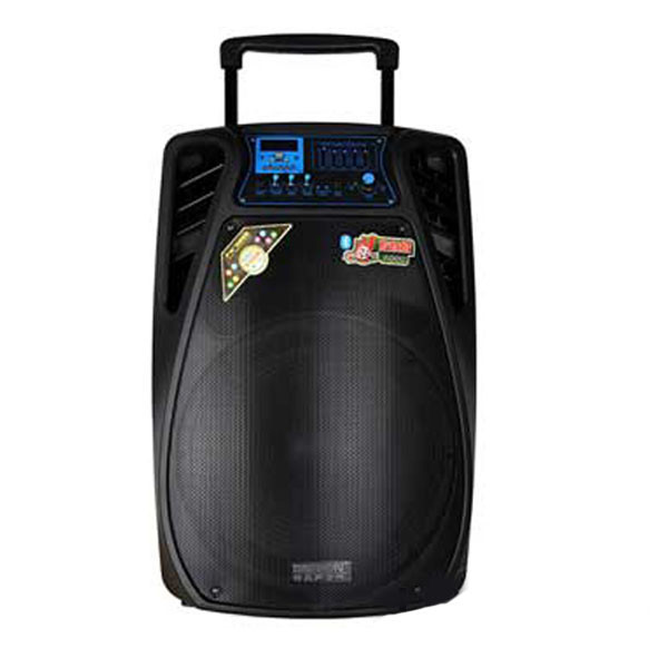 Акумуляторна колонка з мікрофонами Temeisheng/Lighting SL-1502 / 400 W (USB/Bluetooth/Пульт ДК)