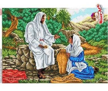 Схема для вишивки бісером (хрестиком) Бисер-Арт «Ісус і Самарянка (637)», фото 1