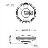GNSS антена BT-300 з магнітним кріпленням та кабелем 3 м, фото 6