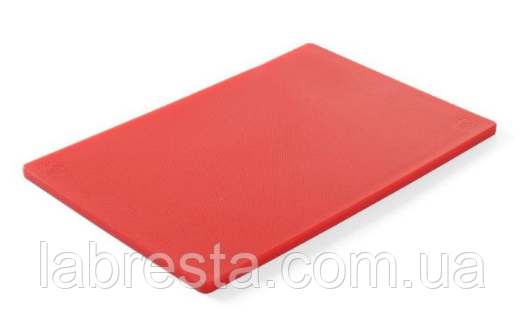 Дошка обробна Hendi 825525 HACCP 450x300x12,7 мм - червона