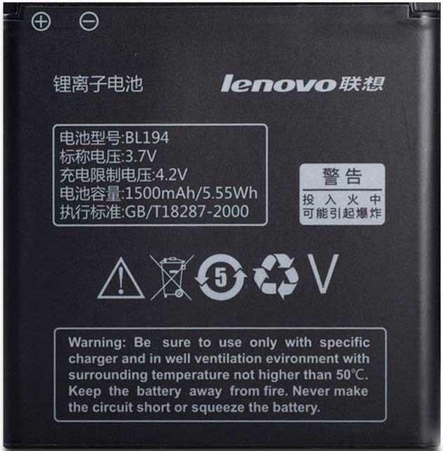 Акумулятор оригінал Lenovo BL194 A288t/ A298t/ A520/ A660/ A698t/ A690/ A326/ A5