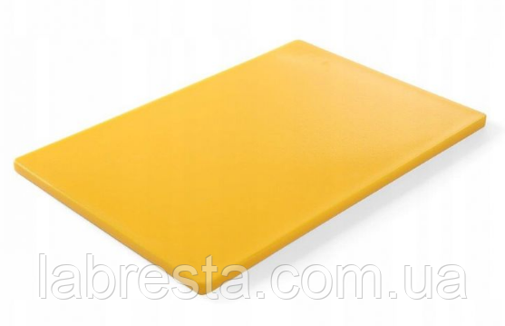 Дошка обробна Hendi 825655 HACCP 600x400 мм - жовта