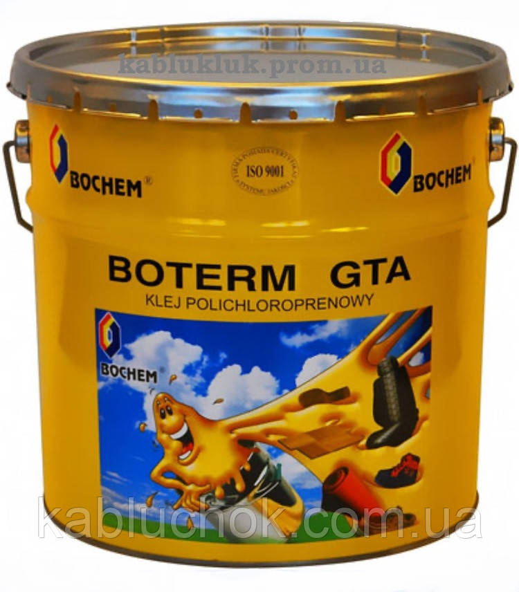 Клей для взуття та шкіри 11 кг (бак) BOTERM GTA на основі синтетичного каучуку, фото 1