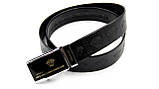 Шкіряний брендовий ремінь VERSACE автомат, фото 2