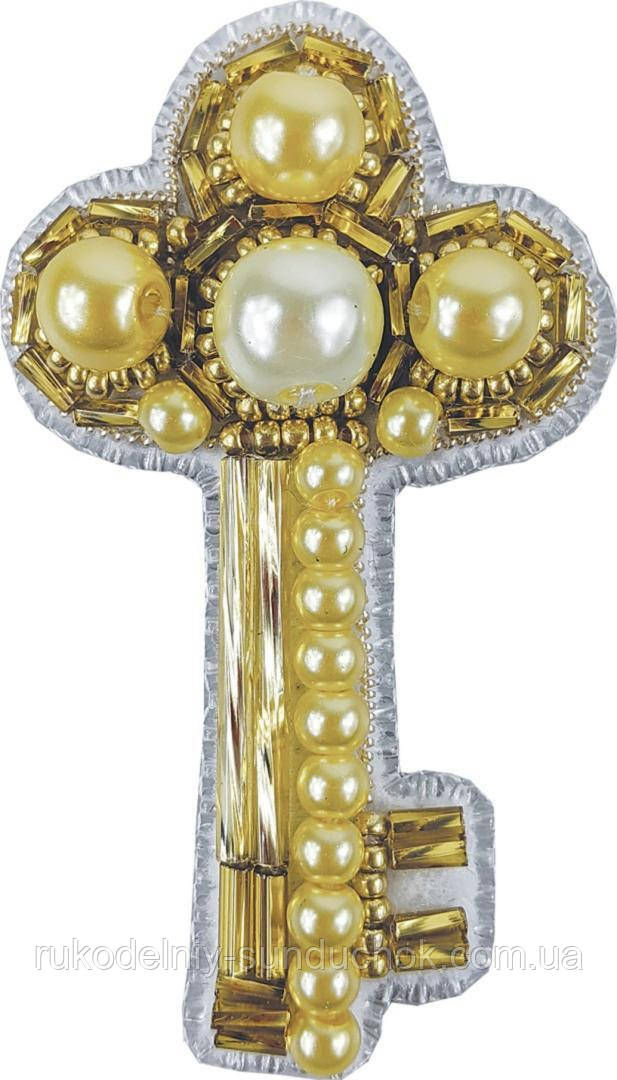 Набір для виготовлення брошки Crystal Art "Ключик" БП-265, фото 1