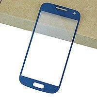 Стекло экрана Samsung i9190/ i9192/ i9295 Galaxy S4 mini синее