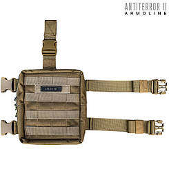 Підсумок на стегно "ANTITERROR II" COYOTE (Cordura)