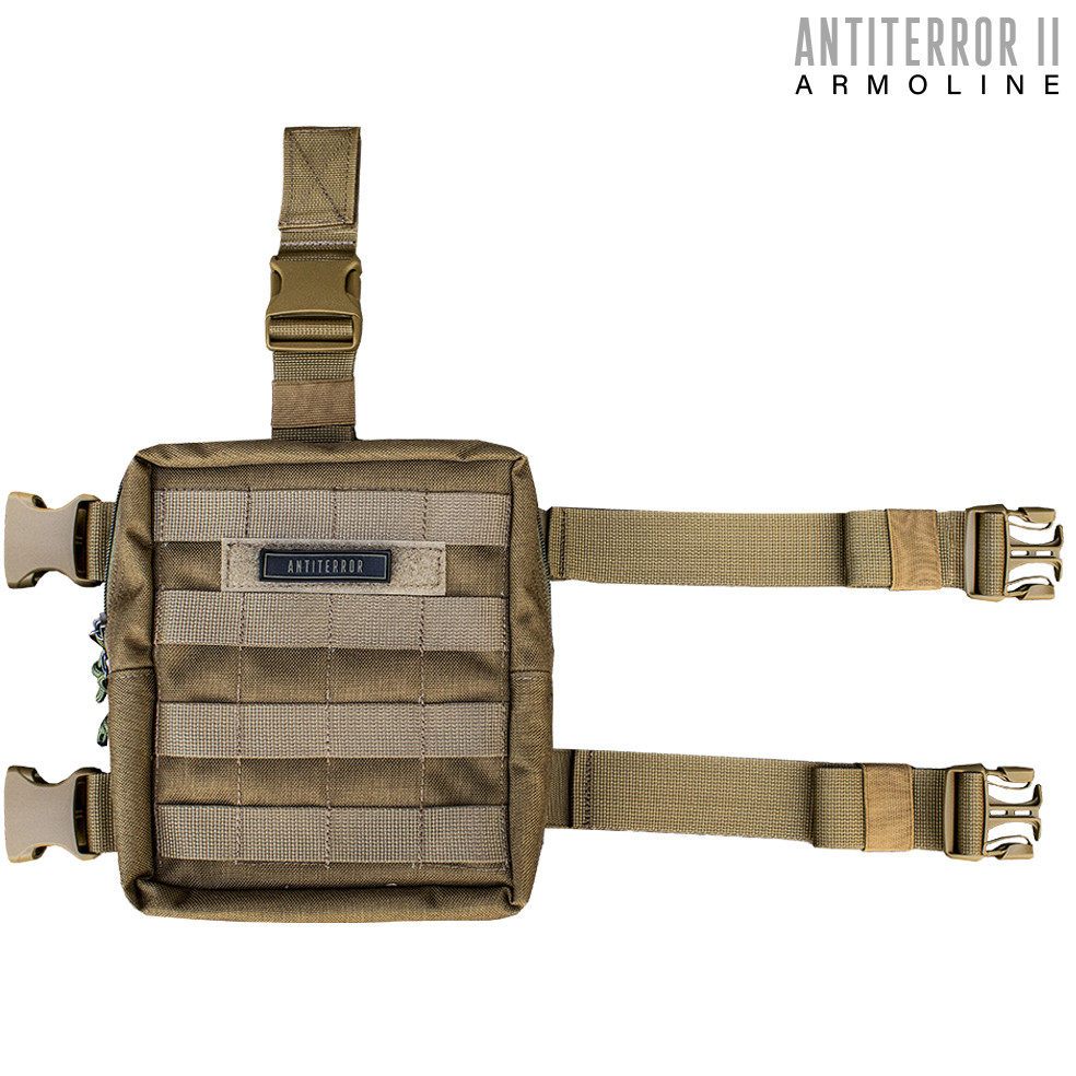 Підсумок на стегно "ANTITERROR II" COYOTE (Cordura)