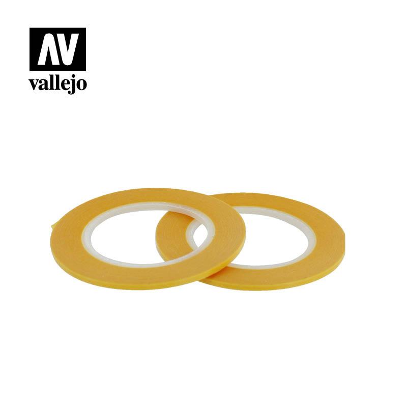 Маскувальна стрічка (модельний скотч), 2 мм x 18 м (2 штуки). VALLEJO T07003