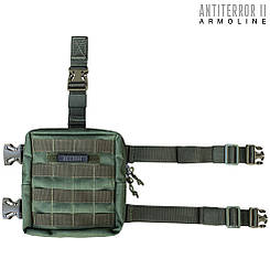 Підсумок на стегно "ANTITERROR II" OLIVE (Cordura)