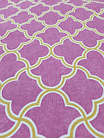 Тефлоновая ткань DUCK WELLAHOME принт МАРОККО new - цвет сирень