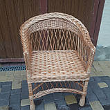 Плетене крісло з низькою спинкою, фото 2