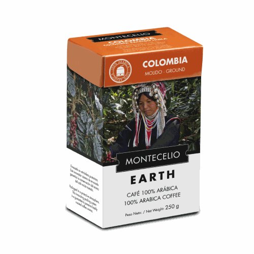 Кава мелена Café Montecelio Earth Colombia, 250г