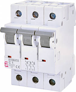 Автоматичний вимикач ETIMAT 6 3p C 1A