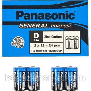 Батарейка Panasonic R20, D, ціна за 1 шт.