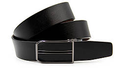 Ремінь універсальний шкіряний з пряжкою самоскид