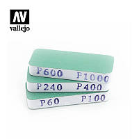 Набір блок-полірувальників 80x30x12 мм (3 шт) VALLEJO T04004