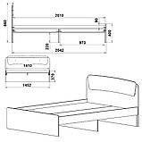 Ліжко "Класика - 140", фото 2
