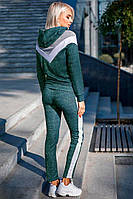 Спортивний жіночий костюм зелений бавовна Київ