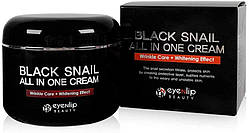 Крем для обличчя з муцином чорного равлика Eyenlip Black Snail All In One Cream 100ml