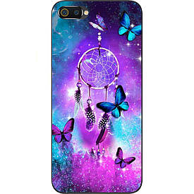 Чохол силіконовий з картинкою для Realme C2 Метелики і оберіг