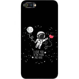 Чохол силіконовий з картинкою для Realme C2 Любов до місяця