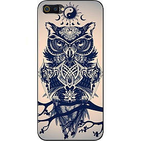 Чохол з картинкою силіконовий для Realme C2 Пугач