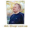 Портрет із скла на могилу 300х500х12мм, фото 7