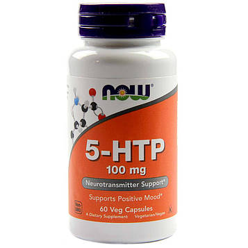 Гідрокситриптофан - NOW Foods 5-HTP 100 mg 60 veg caps