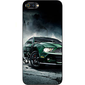 Чохол з картинкою силіконовий для Realme C2 Мустанг