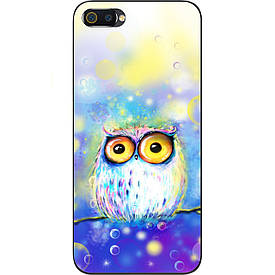 Чохол з картинкою силіконовий для Realme C2 Сова