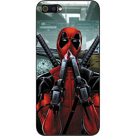 Силіконовий чохол для Realme C2 з картинкою Дэдпул