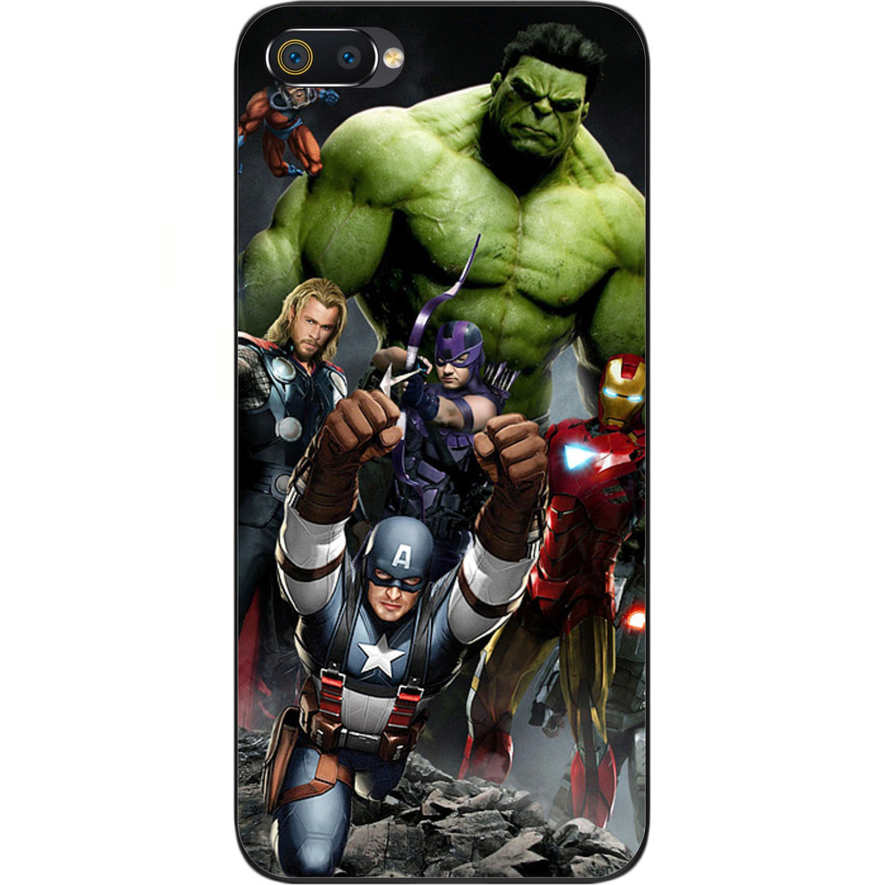 Силіконовий чохол для Realme C2 з картинкою Супергерої