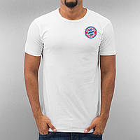 Біла футбольна футболка в стилі FC Bayern Munich | Баварія Мюнхен лого