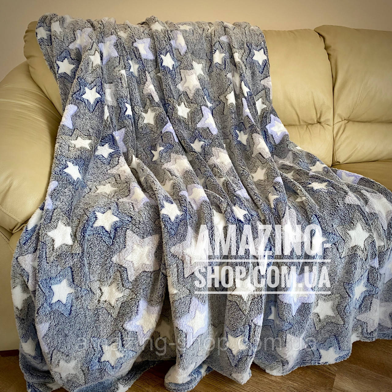 Покривало плед із бамбукового волокна ( мікрофібра) Розмір 180*200 см., фото 1