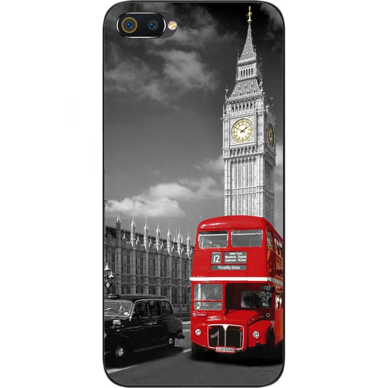 Оригінальний силіконовий чохол для Realme C2 з картинкою Лондон