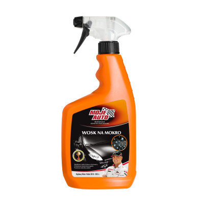 "Вологий" віск для кузова автомобіля 650мл (MojeAuto) Польща, фото 1