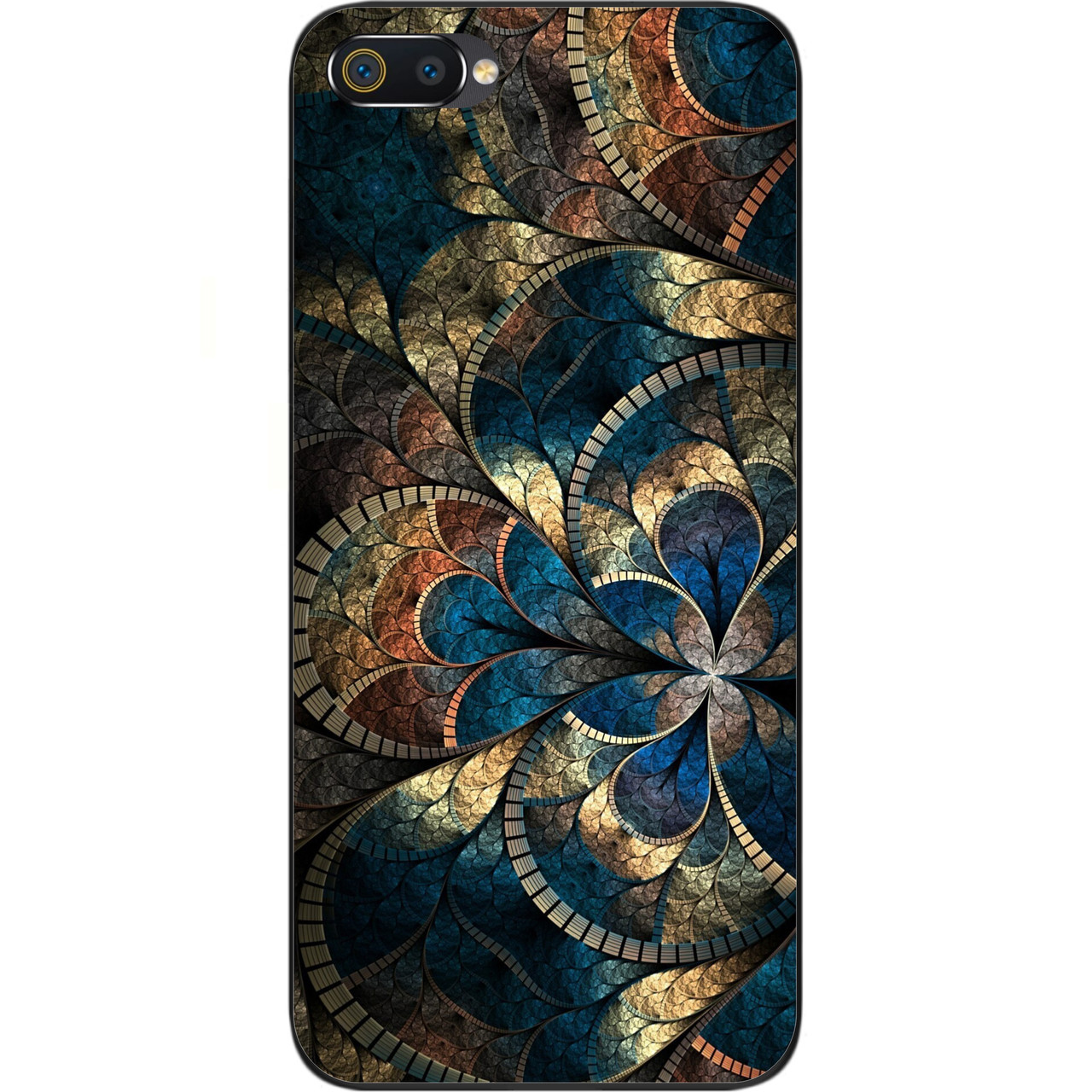 Оригінальний силіконовий чохол для Realme C2 з картинкою Візерунок