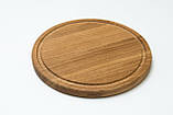 Дошка клеєна під піцу 45 см (дуб,ясен), фото 2