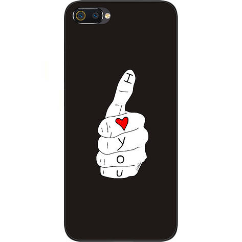 Оригінальний бампер для Realme C2 з картинкою Like, фото 1