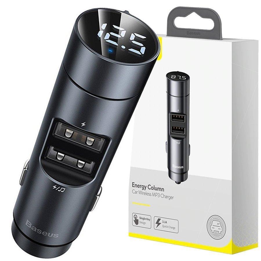 Автомобільний FM трансмітер модулятор Baseus Energy Column Car Wireless