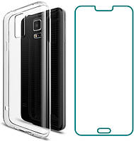 Комплект Чехол и Защитное Стекло Samsung Galaxy S5 G900h (Самсунг С5)