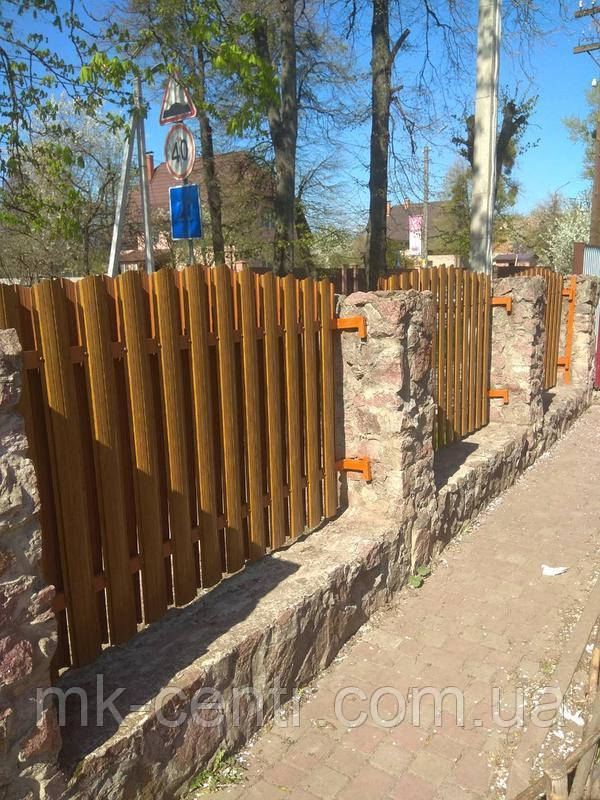 Євроштахетник під дерево Металевий Штахетник