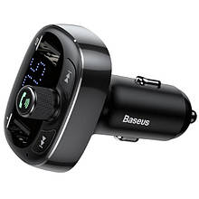 АЗП з FM-модулятором Baseus T typed Wireless MP3 Сһагдег Tarnish Чорний