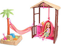 Ігровий набір Barbie Пляжний будиночок Челсі з пісочницею FWV24, фото 2