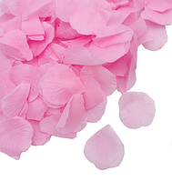 Искусственные тканевые лепестки роз розовые, 150 шт./уп.