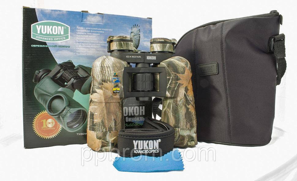 Бінокль Yukon 10x50WA Woodworth універсальний полювання риболовля видовищний туризм міської природа