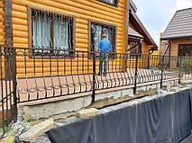 Кованые перила для террасы 3